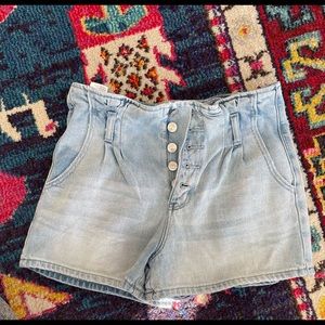 American Eagle Paperbag Jean Shorts